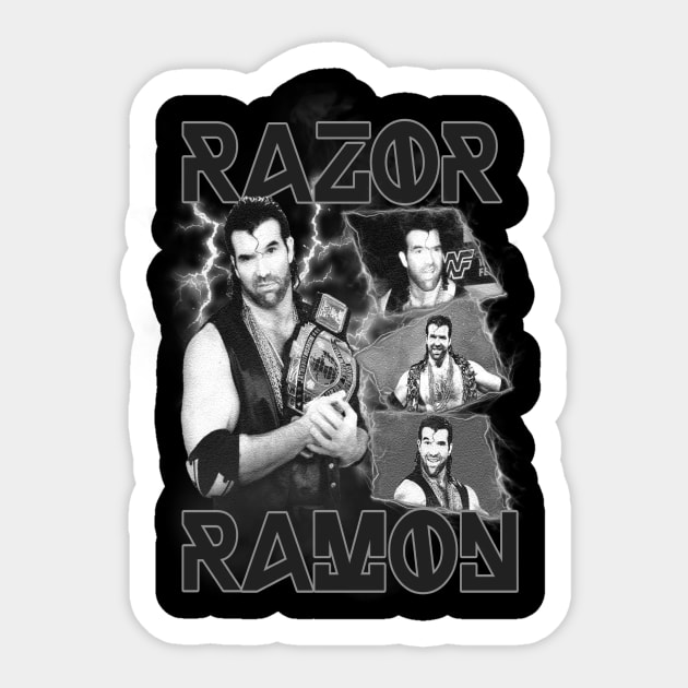 razor ramon vtg Sticker by FANDISTROLINE